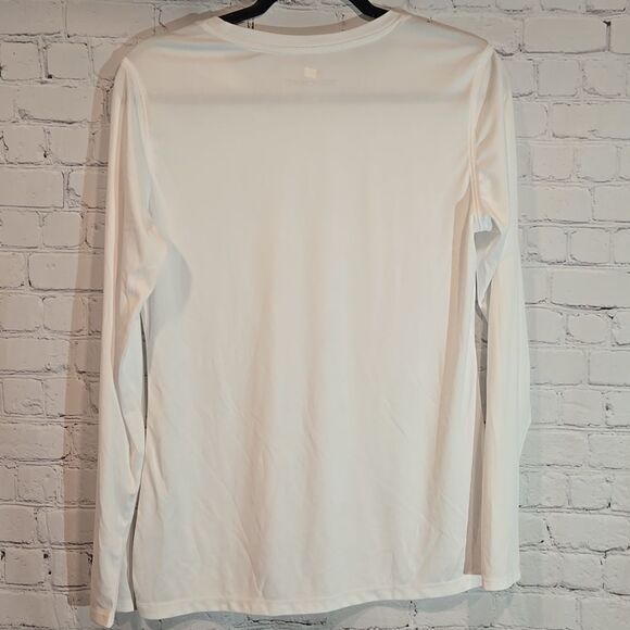 Hanes sport white long sleeve top size L - Picture 5 of 7